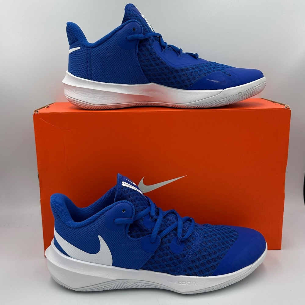 Nike HyperSpeed Court CI2964-410 Sneakers Men 8.5 Game Royal Volleyball Shoe NIB - Picture 4 of 13